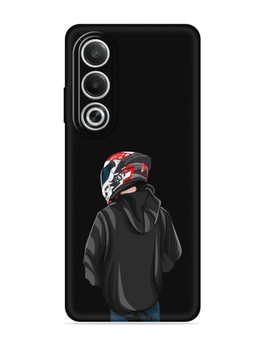 Motorcycle Rider Embossed Soft Silicone Case for Oppo K12X (5G)