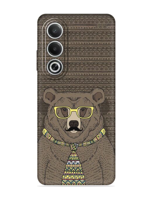 Grizzly Bear Embossed Soft Silicone Case for Oppo K12X (5G)