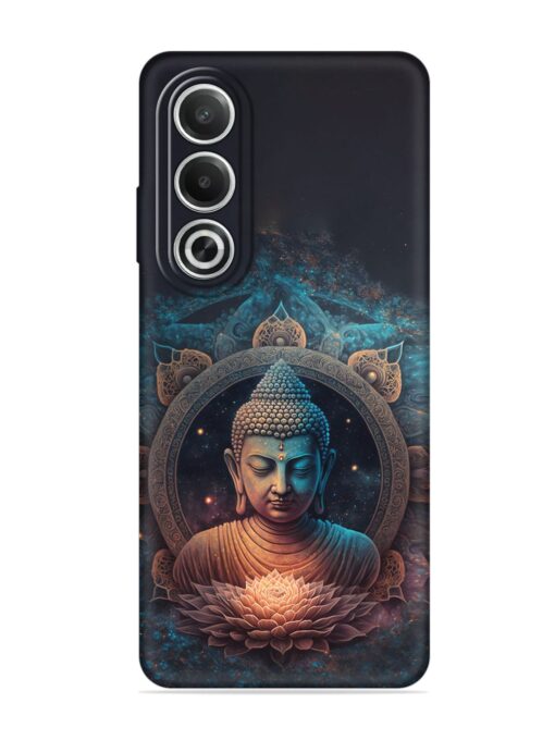 Gautam Buddha Embossed Soft Silicone Case for Oppo K12X (5G)