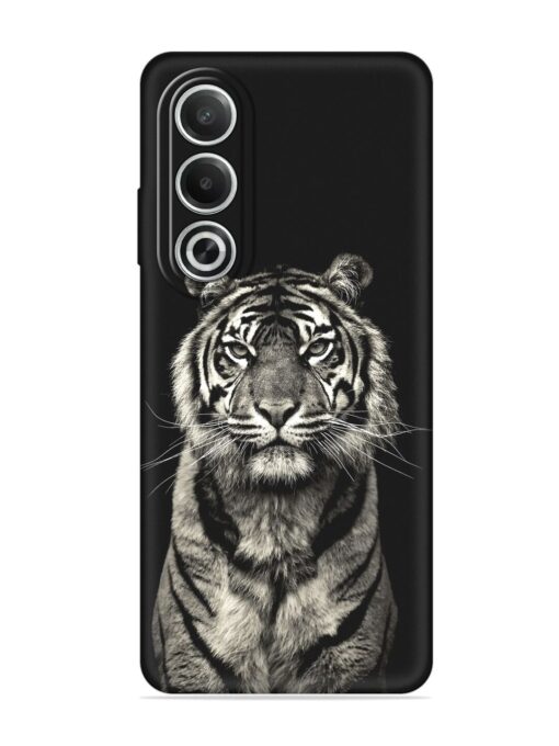 Tiger Art Embossed Soft Silicone Case for Oppo K12X (5G)