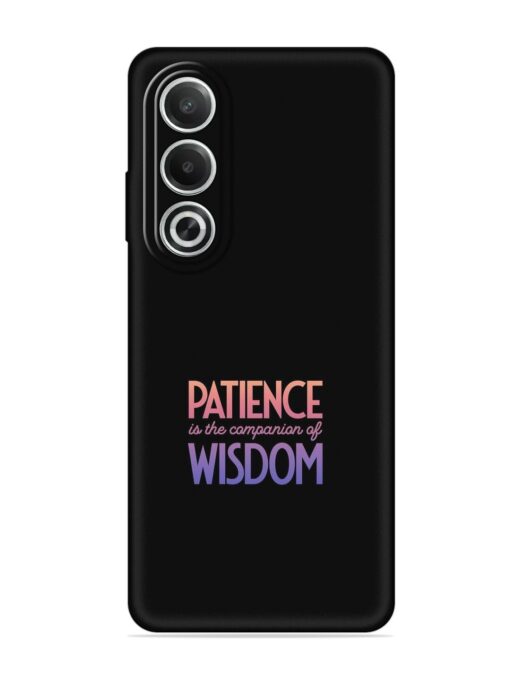 Patience Is The Embossed Soft Silicone Case for Oppo K12X (5G)