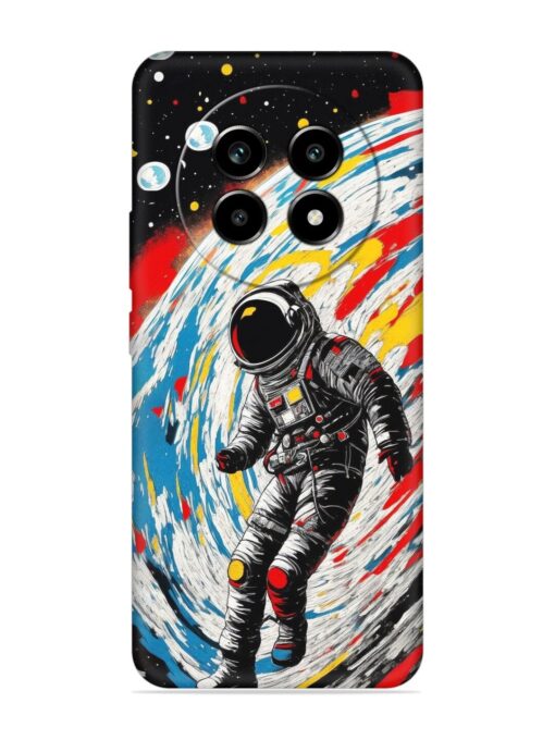 Astronaut Art Embossed Soft Silicone Case for Realme 13 Pro (5G)