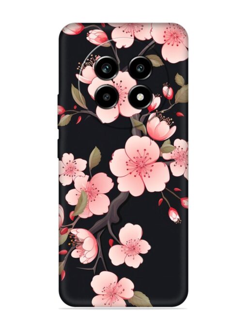 Cherry Blossom Embossed Soft Silicone Case for Realme 13 Pro (5G)