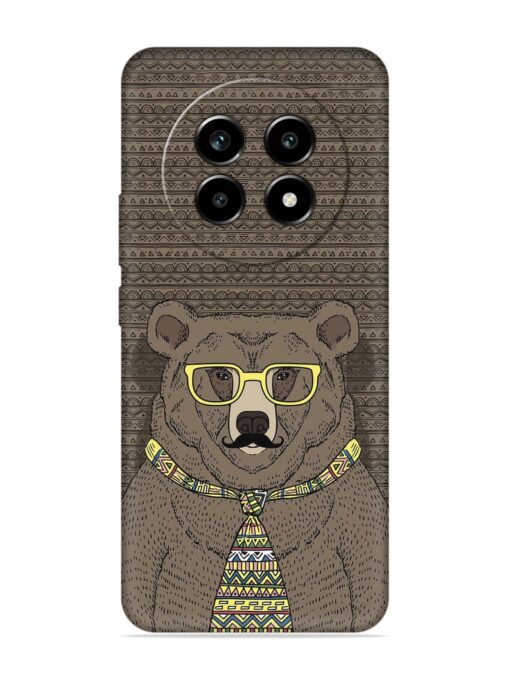 Grizzly Bear Embossed Soft Silicone Case for Realme 13 Pro (5G)