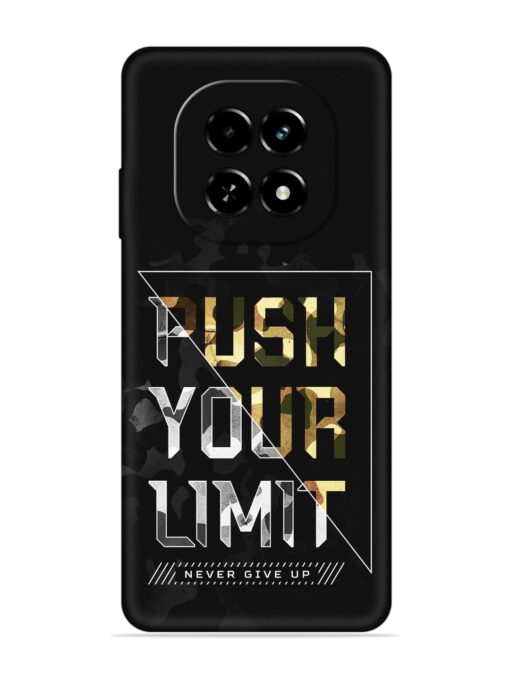 Push Your Limits Embossed Soft Silicone Case for Realme C63 (5G)