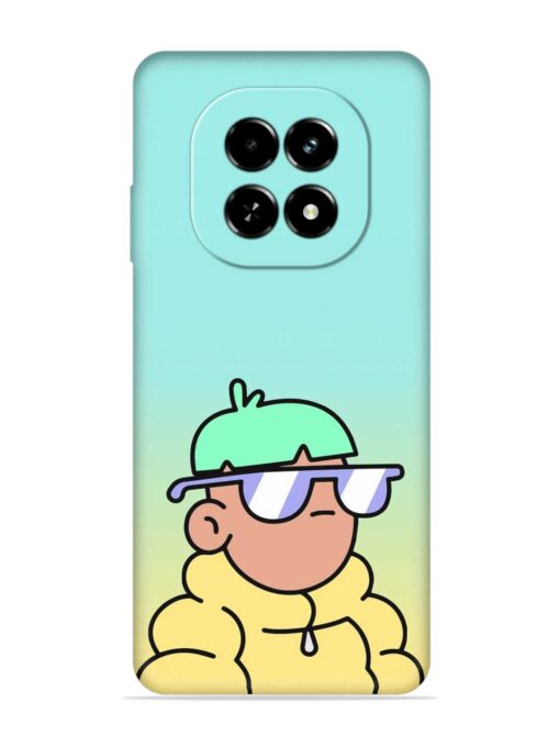 Doodles Cool Character Embossed Soft Silicone Case for Realme C63 (5G)