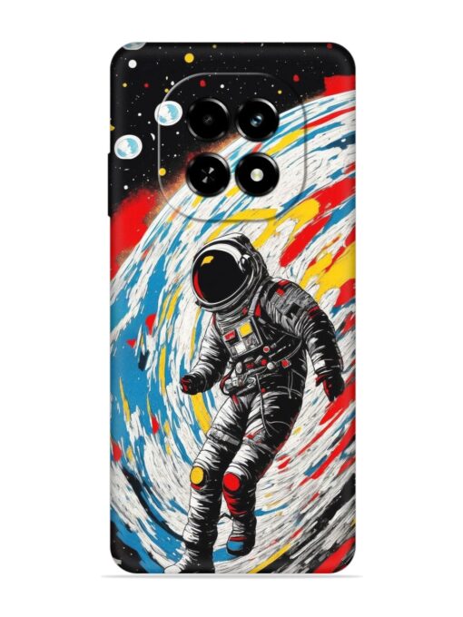 Astronaut Art Embossed Soft Silicone Case for Realme C63 (5G)