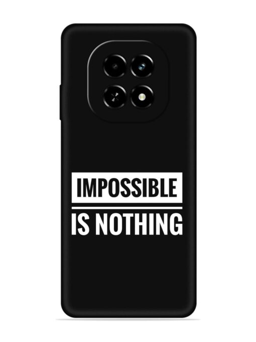 Impossible Is Nothing Embossed Soft Silicone Case for Realme C63 (5G)