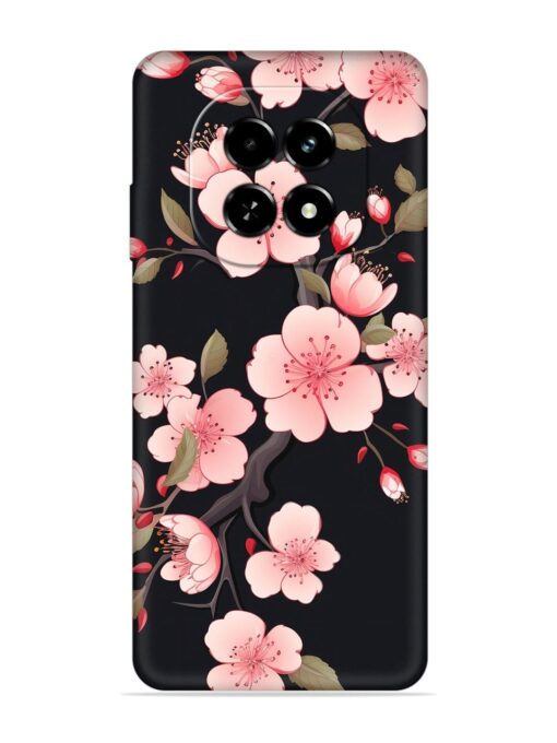 Cherry Blossom Embossed Soft Silicone Case for Realme C63 (5G)