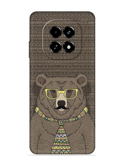 Grizzly Bear Embossed Soft Silicone Case for Realme C63 (5G)