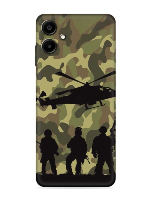 Army Heros Embossed Soft Silicone Case for Samsung Galaxy A06 Zapvi