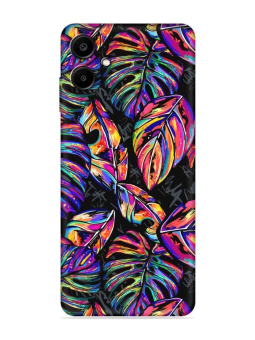 Tropical Seamless Vector Embossed Soft Silicone Case for Samsung Galaxy A06