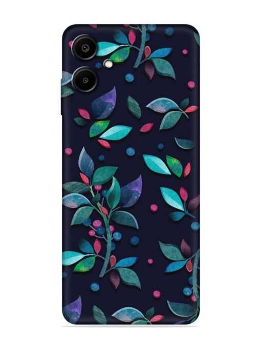 Decorative Watercolor Flower Embossed Soft Silicone Case for Samsung Galaxy A06