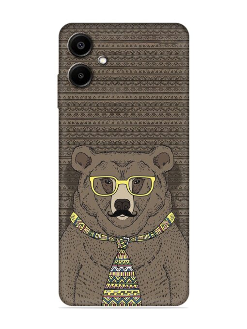 Grizzly Bear Embossed Soft Silicone Case for Samsung Galaxy A06