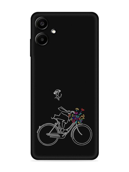 Minimalist Cycle Art Embossed Soft Silicone Case for Samsung Galaxy A06