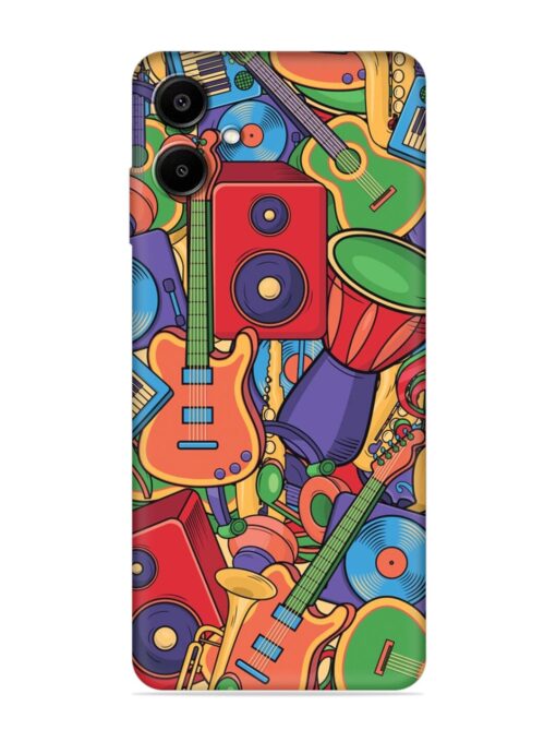 Colorful Music Art Embossed Soft Silicone Case for Samsung Galaxy A06 Zapvi