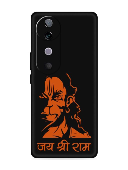 Angry Hanuman Embossed Soft Silicone Case for Vivo V40 (5G)