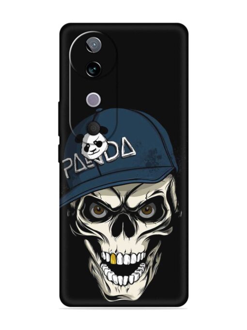 Panda Skull Embossed Soft Silicone Case for Vivo V40 (5G)