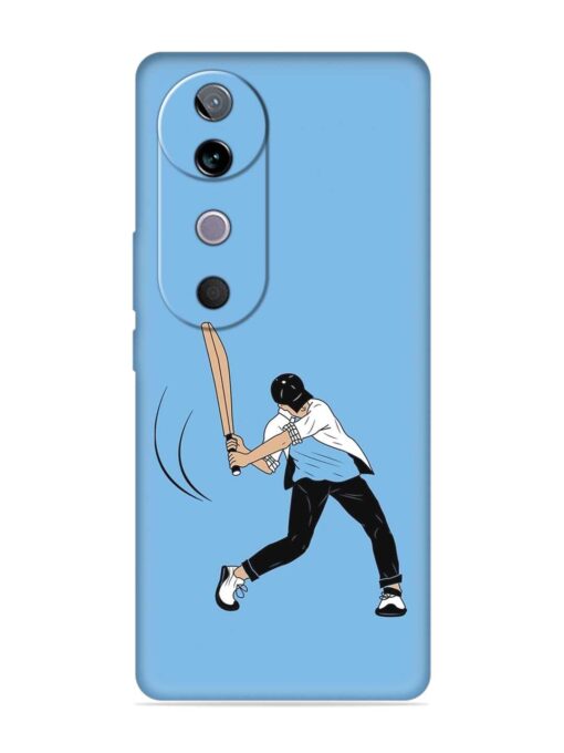 Cricket Gully Boy Embossed Soft Silicone Case for Vivo V40 (5G)