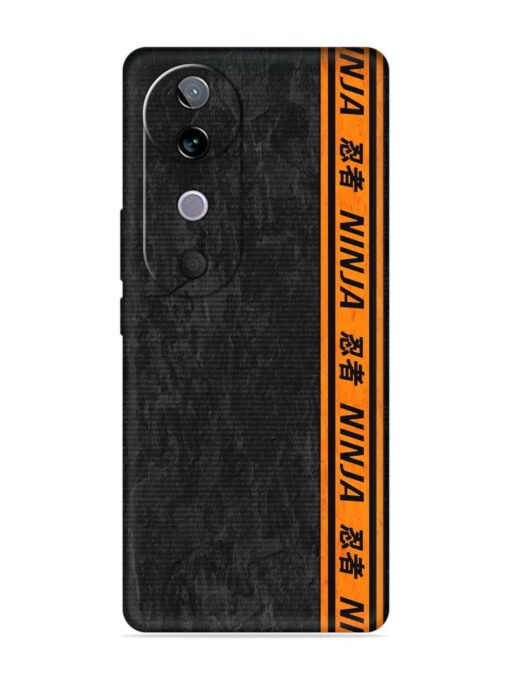 Ninja Srtips Embossed Soft Silicone Case for Vivo V40 Pro (5G)