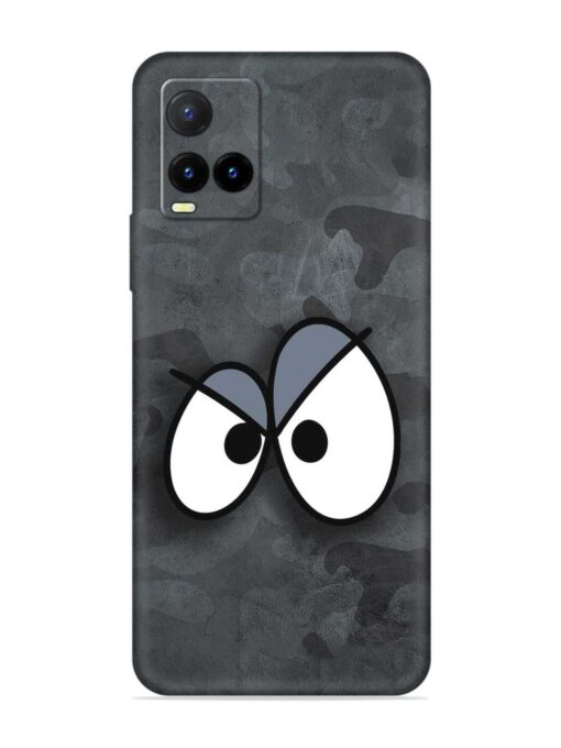 Big Eyes Night Mode Embossed Soft Silicone Case for Vivo Y21T