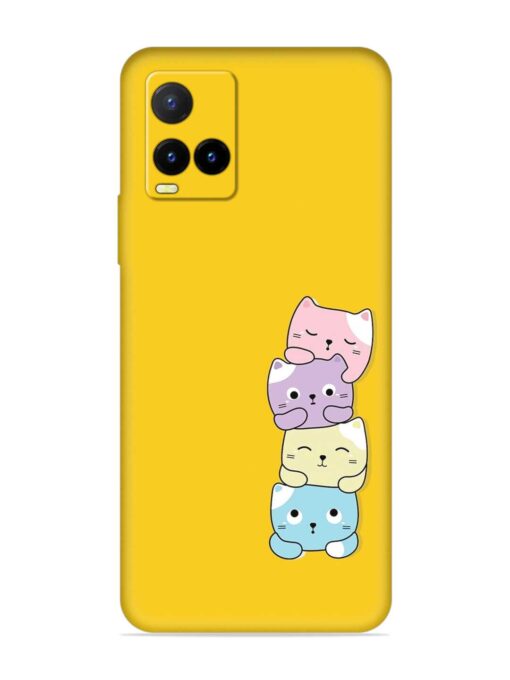 Cartoon Anime Embossed Soft Silicone Case for Vivo Y21T