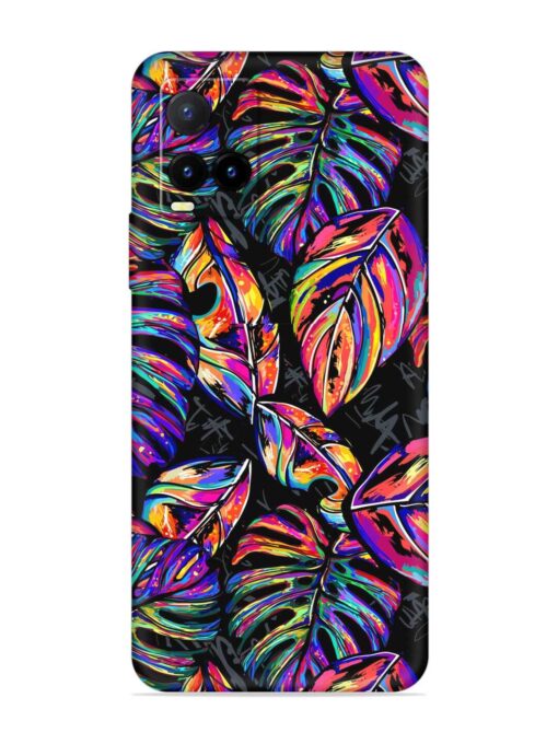 Tropical Seamless Vector Embossed Soft Silicone Case for Vivo Y21T