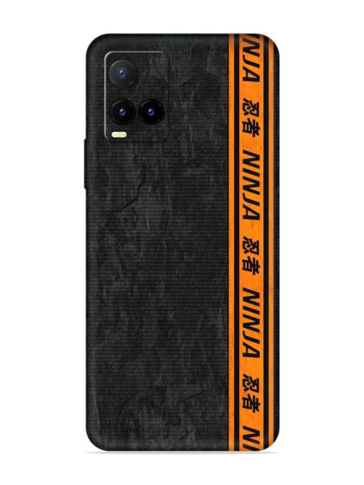 Ninja Srtips Embossed Soft Silicone Case for Vivo Y21T Zapvi