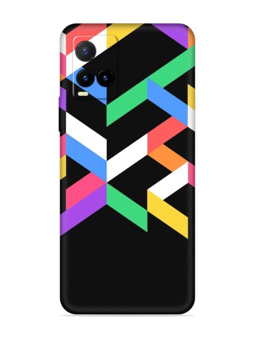 Colorshape Abstarct Embossed Soft Silicone Case for Vivo Y21T