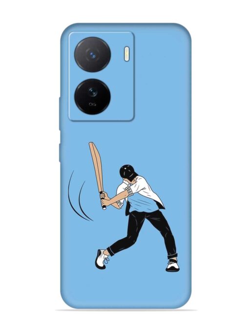 Cricket Gully Boy Embossed Soft Silicone Case for Iqoo Z7 (5G) Zapvi