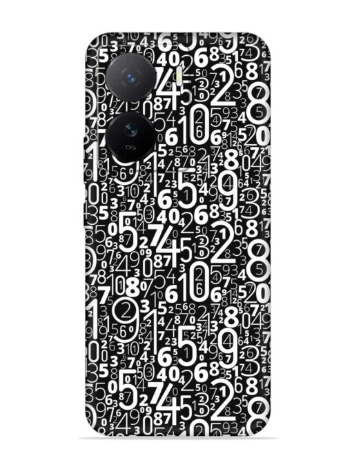 Many Numbers Different Embossed Soft Silicone Case for Iqoo Z7 (5G)