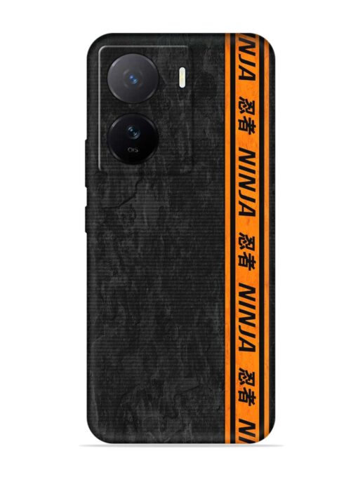 Ninja Srtips Embossed Soft Silicone Case for Iqoo Z7 (5G)