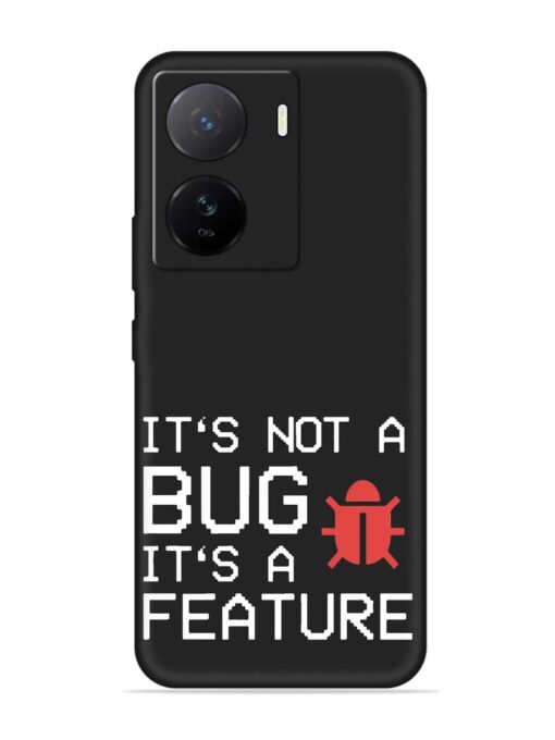 Not Bug Feature Embossed Soft Silicone Case for Iqoo Z7 (5G)