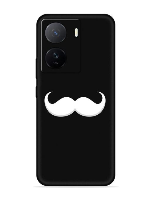 Mustache Vector Embossed Soft Silicone Case for Iqoo Z7 (5G) Zapvi