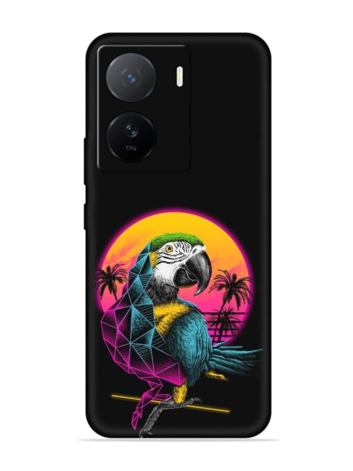 Rad Parrot Embossed Soft Silicone Case for Iqoo Z7 (5G) Zapvi