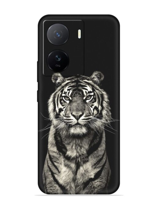 Tiger Art Embossed Soft Silicone Case for Iqoo Z7 (5G)