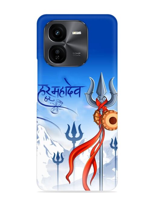 Har Har Mahadev Trishul Snap Case for Iqoo Z9X (5G)