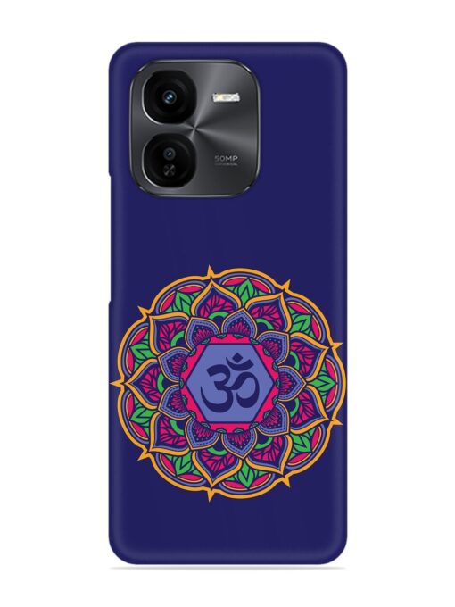 Om Mandala Art Blue Snap Case for Iqoo Z9X (5G)