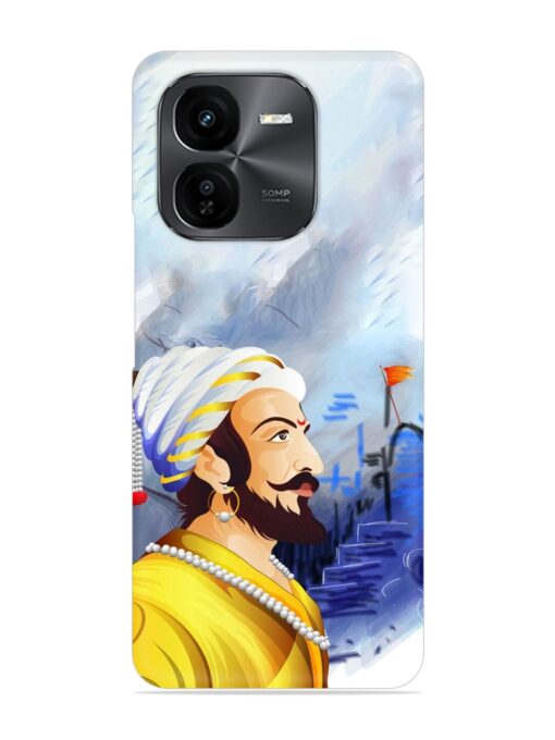 Shivaji Maharaj Color Paint Art Snap Case for Iqoo Z9X (5G)