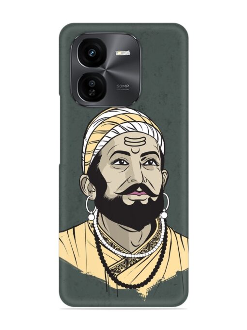 Shivaji Maharaj Vector Art Snap Case for Iqoo Z9X (5G)