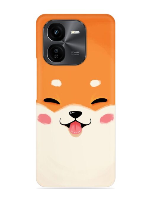 Cute Dog Face Vector Snap Case for Iqoo Z9X (5G)