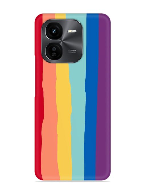 Rainbow Genuine Liquid Snap Case for Iqoo Z9X (5G)