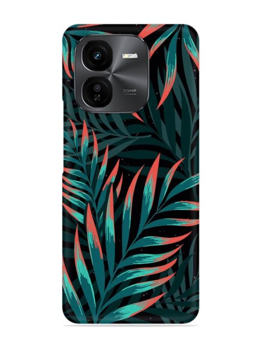 Green Leaf Art Snap Case for Iqoo Z9X (5G)