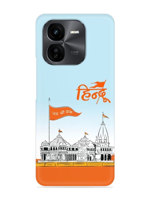 Ram Mandir Hindu Snap Case for Iqoo Z9X (5G)