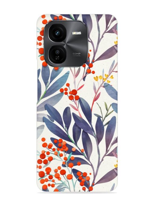 Seamless Floral Pattern Snap Case for Iqoo Z9X (5G)