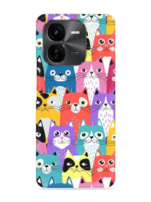 Funny Cartoon Cats Snap Case for Iqoo Z9X (5G)