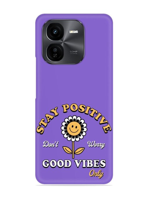 Retro Positive Flower Snap Case for Iqoo Z9X (5G)