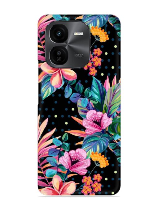 Seamless Floral Pattern Snap Case for Iqoo Z9X (5G)