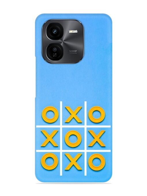 Yellow Plastic Crosses Snap Case for Iqoo Z9X (5G)