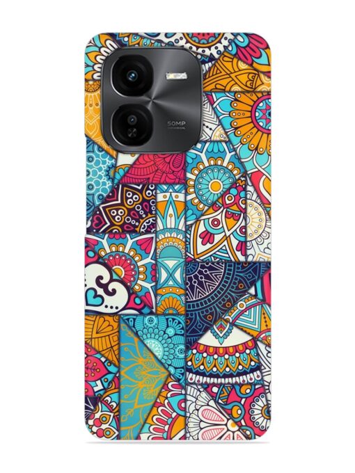 Patchwork Pattern Vintage Snap Case for Iqoo Z9X (5G) Zapvi